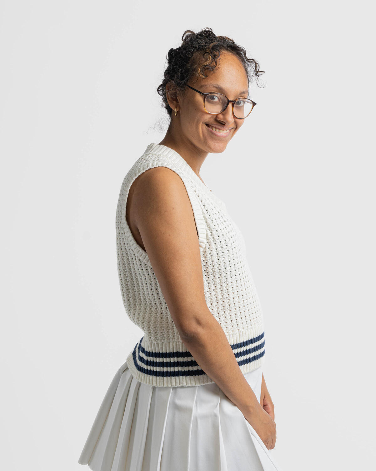 Life's Hand Knit Vest オフホワイト Adidas Originals WMNS KNIT VEST | IX1037 | AFEW STORE
